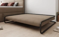 Hundebett Arlo 100×120 cm in Bouclé