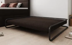 Hundebett Arlo 100×120 cm in Bouclé