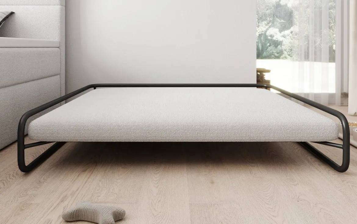 Hundebett Arlo 100×120 cm in Bouclé