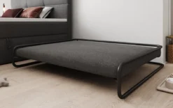 Hundebett Arlo 100×120 cm in Bouclé