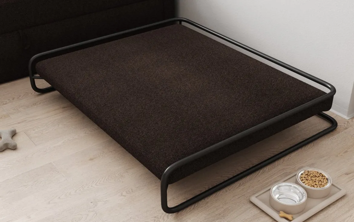 Hundebett Arlo 100×120 cm in Bouclé