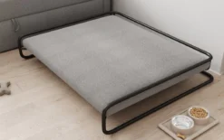 Hundebett Arlo 100×120 cm in Bouclé