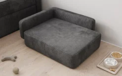 Hundebett BelloCouch 80 × 60 cm in Cord