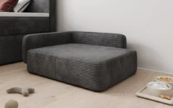 Hundebett BelloCouch 80 × 60 cm in Cord