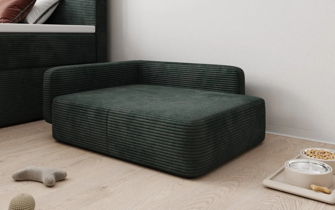 Hundebett BelloCouch 80 × 60 cm in Cord