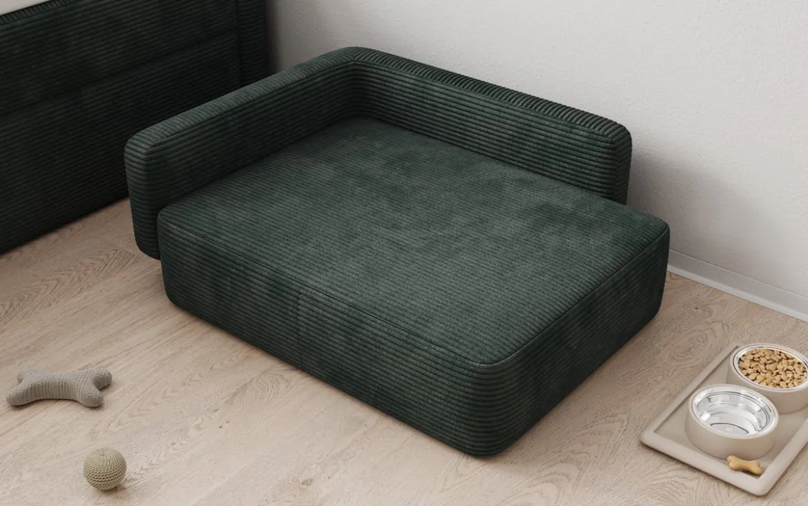 Hundebett BelloCouch 80 × 60 cm in Cord