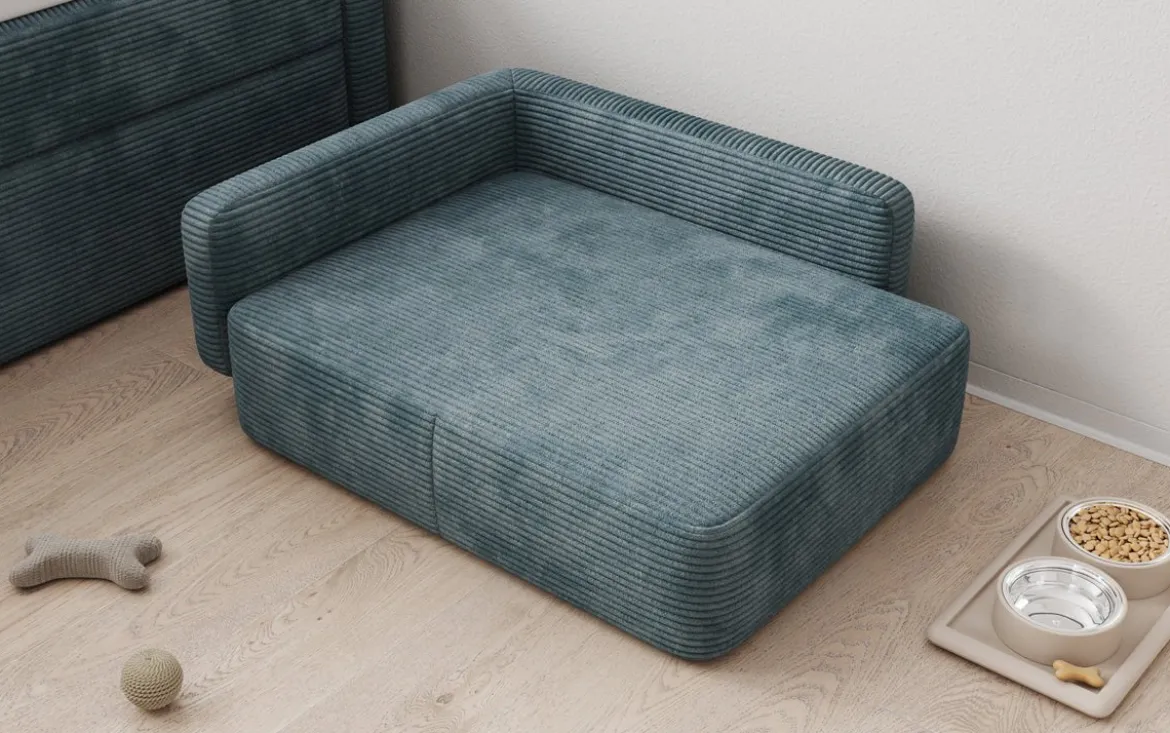 Hundebett BelloCouch 80 × 60 cm in Cord