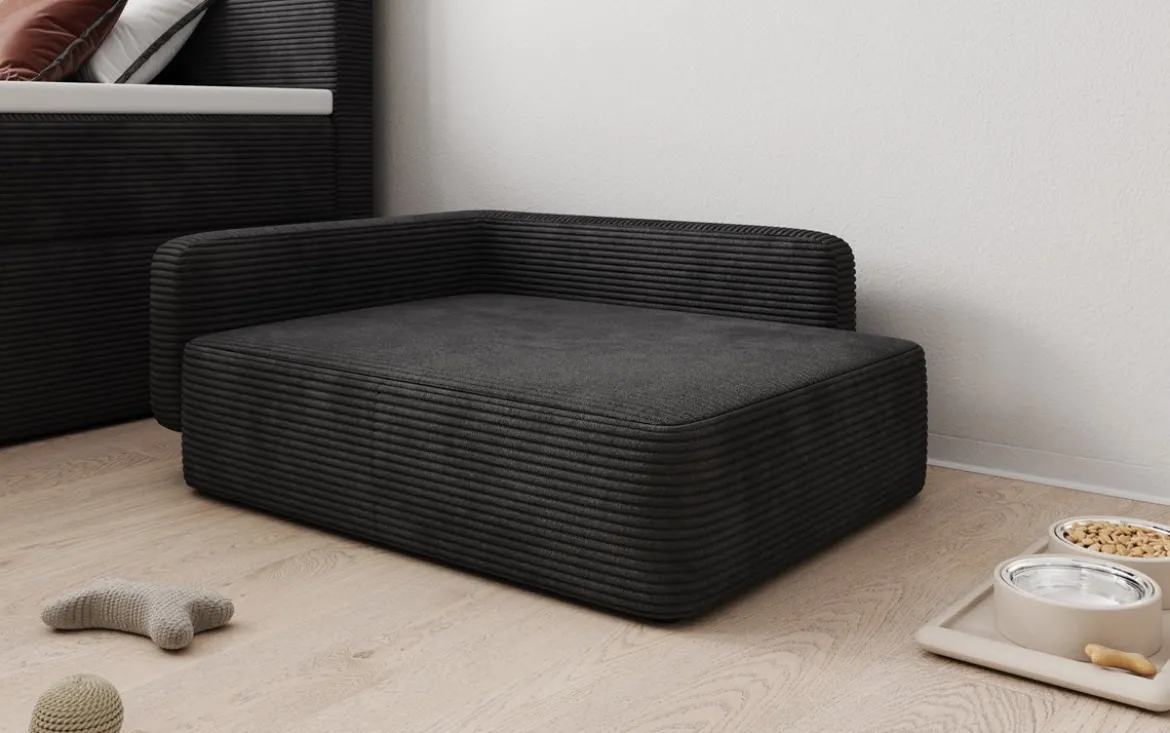 Hundebett BelloCouch 80 × 60 cm in Cord