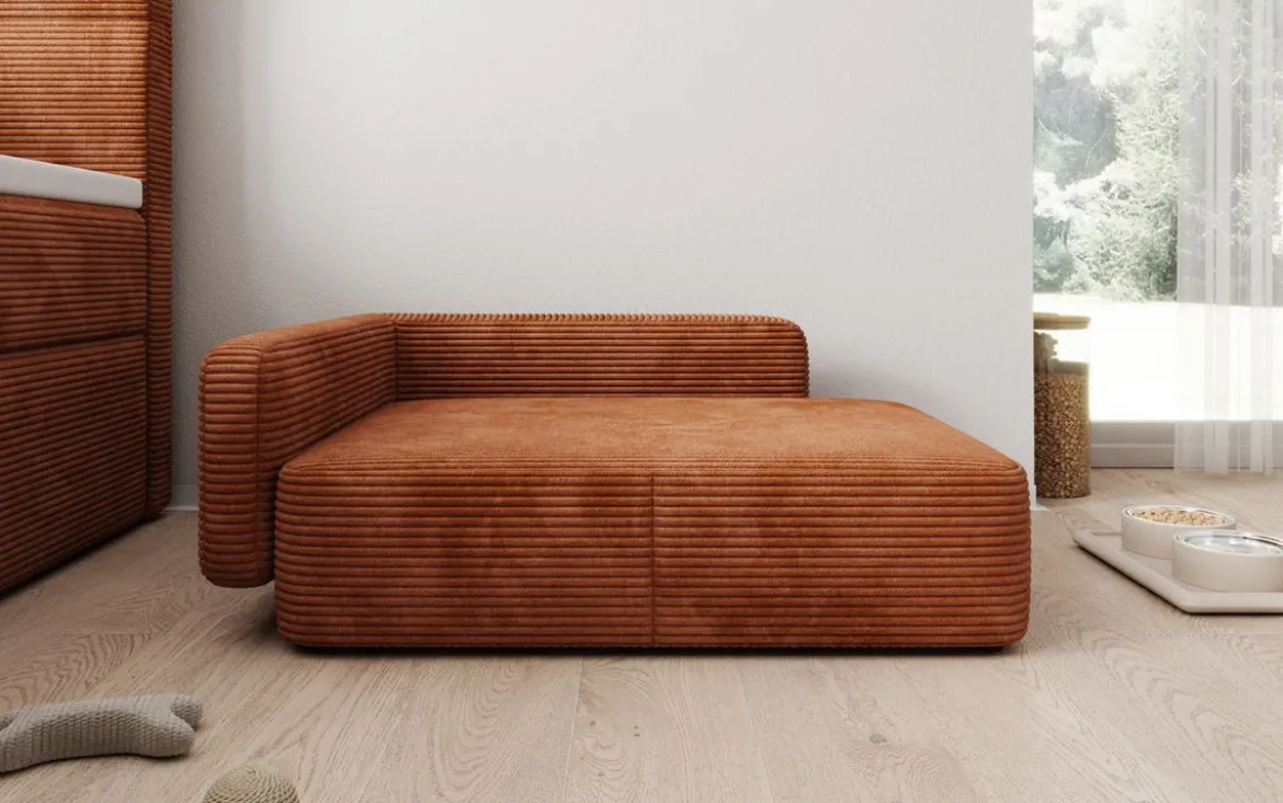 Hundebett BelloCouch 80 × 60 cm in Cord