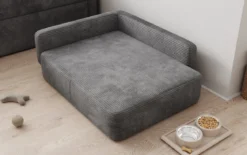 Hundebett BelloCouch 80 × 100 cm in Cord