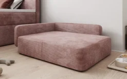 Hundebett BelloCouch 80 × 100 cm in Cord