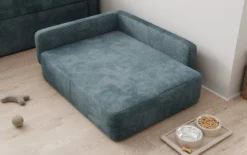 Hundebett BelloCouch 80 × 100 cm in Cord