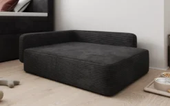 Hundebett BelloCouch 80 × 100 cm in Cord