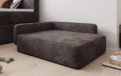 Hundebett BelloCouch 80 × 100 cm in Cord