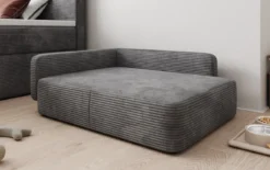Hundebett BelloCouch 80 × 100 cm in Cord