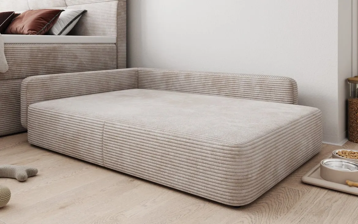 Hundebett BelloCouch 100 × 120 cm in Cord