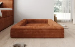 Hundebett Cordino 100 × 120 cm in Cord