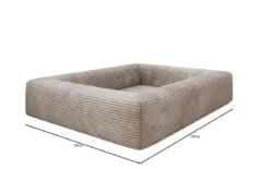 Hundebett Cordino 80 × 100 cm in Cord
