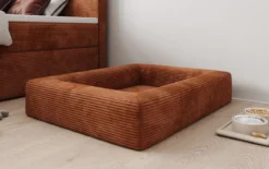 Hundebett Cordino 80 × 100 cm in Cord