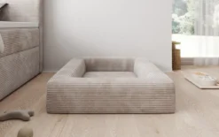 Hundebett Cordino 80 × 100 cm in Cord