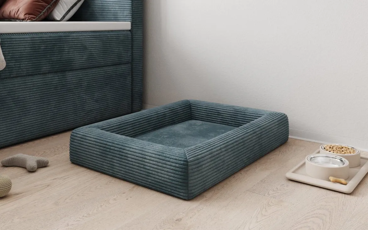Hundebett Cordino 80 × 60 cm in Cord