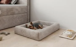 Hundebett Cordino 80 × 60 cm in Cord