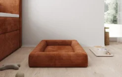 Hundebett Cordino 80 × 60 cm in Cord