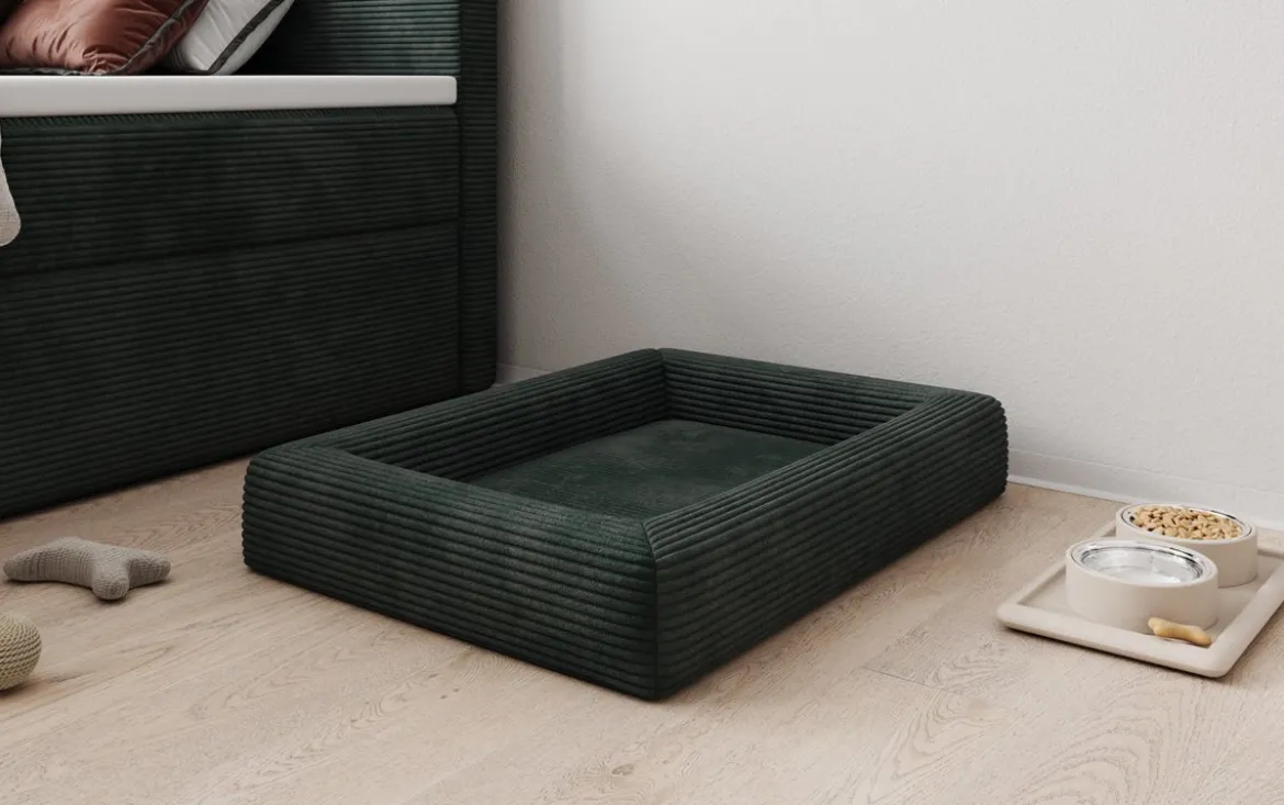 Hundebett Cordino 80 × 60 cm in Cord