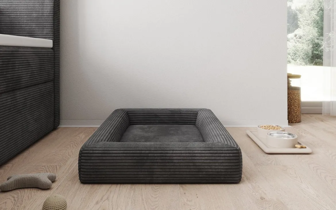 Hundebett Cordino 80 × 60 cm in Cord