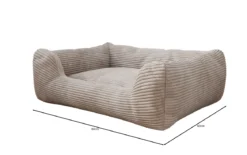 Hundebett Cosmo 60 × 80 cm in Cord