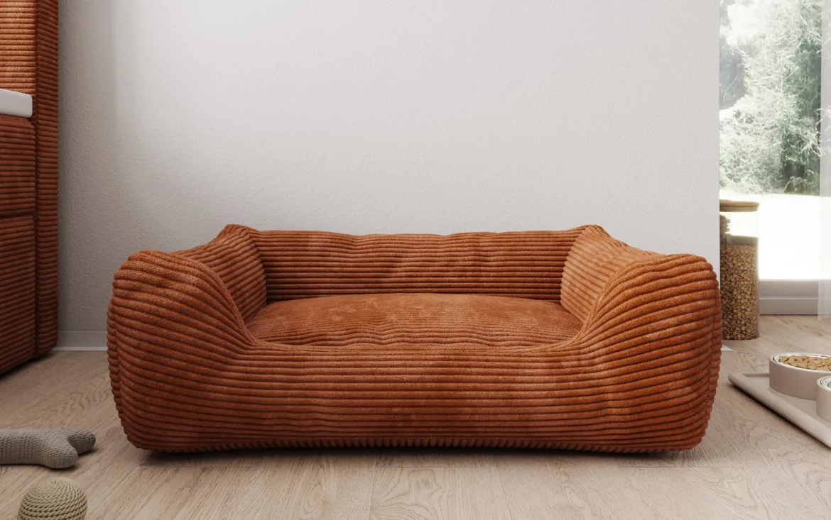 Hundebett Cosmo 60 × 80 cm in Cord