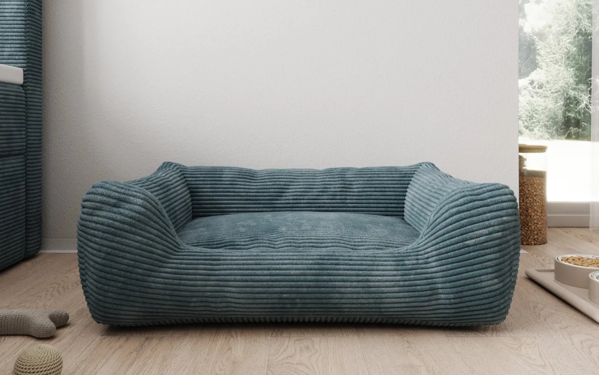 Hundebett Cosmo 60 × 80 cm in Cord