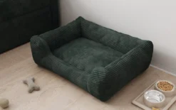 Hundebett Cosmo 60 × 80 cm in Cord