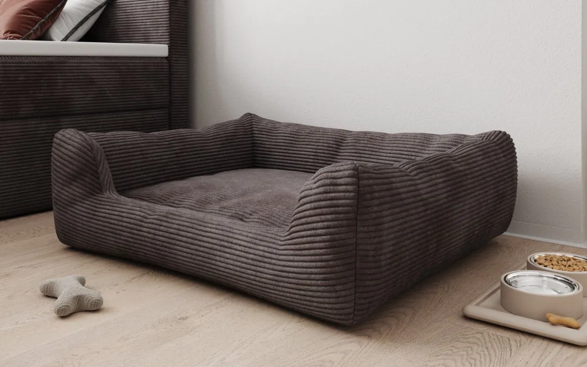 Hundebett Cosmo 120 × 80 cm in Cord