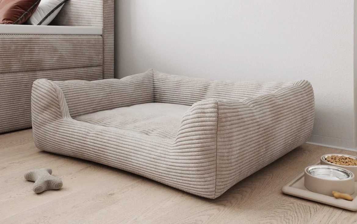 Hundebett Cosmo 120 × 80 cm in Cord