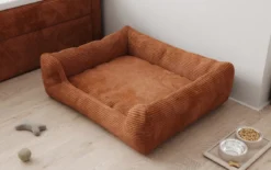 Hundebett Cosmo 120 × 80 cm in Cord