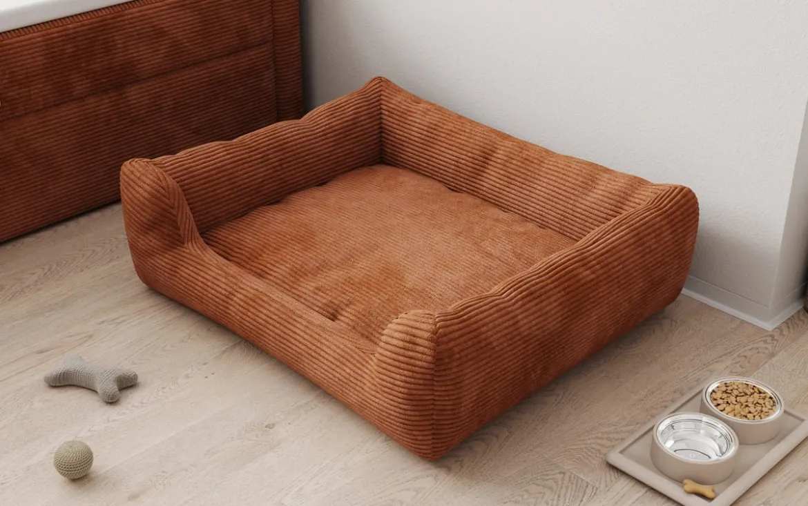 Hundebett Cosmo 120 × 80 cm in Cord