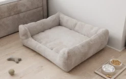 Hundebett Cosmo 120 × 80 cm in Cord