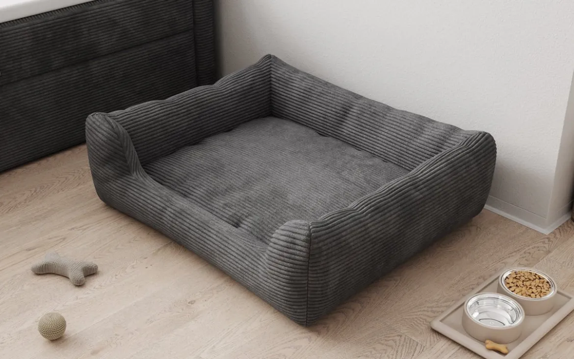 Hundebett Cosmo 120 × 80 cm in Cord
