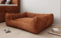 Hundebett Cosmo 120 × 80 cm in Cord