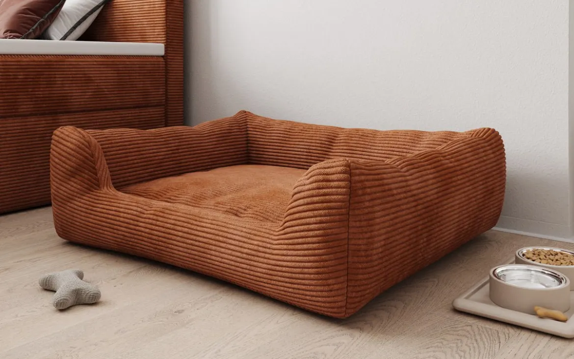 Hundebett Cosmo 120 × 80 cm in Cord