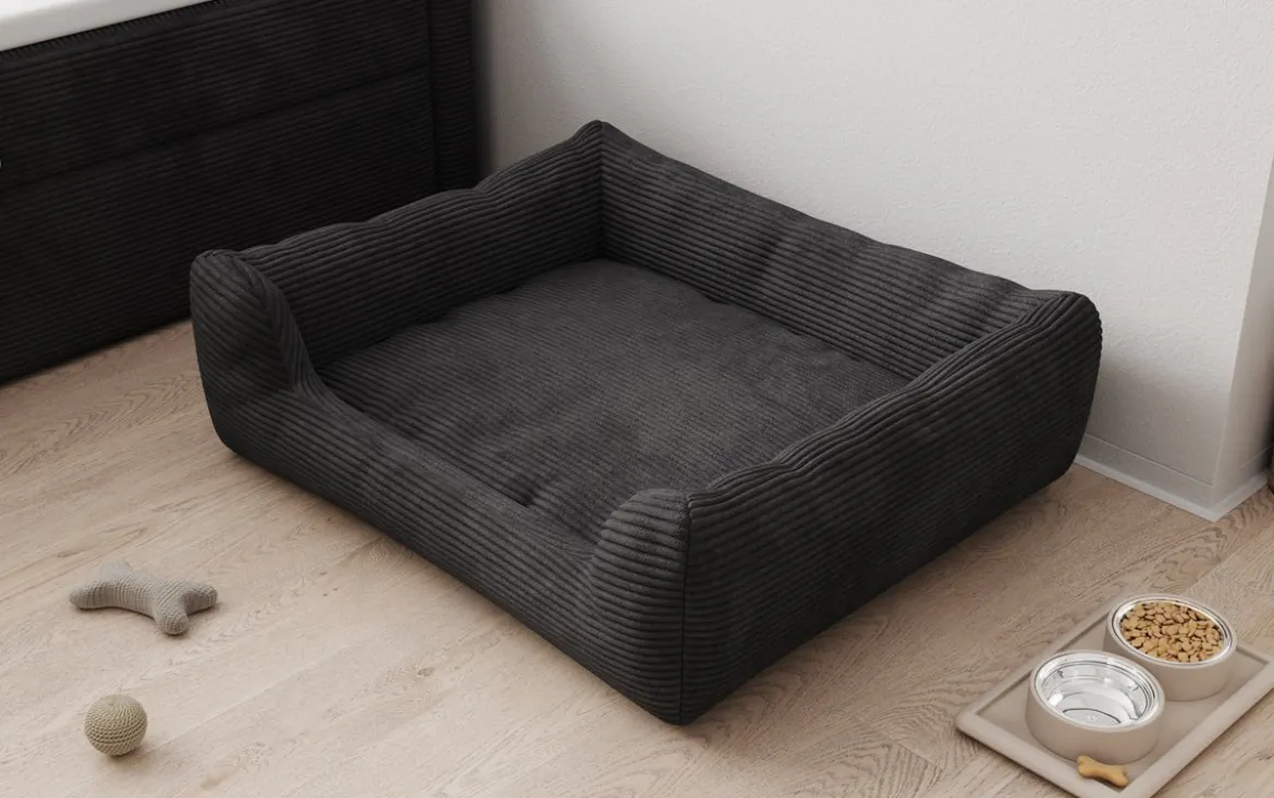 Hundebett Cosmo 120 × 80 cm in Cord