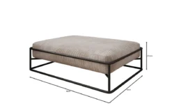 Hundebett Lumo 80 × 60 cm in Cord