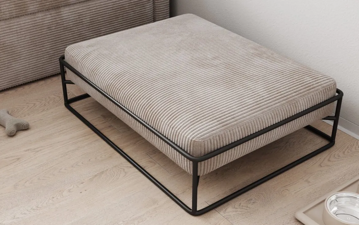 Hundebett Lumo 80 × 60 cm in Cord