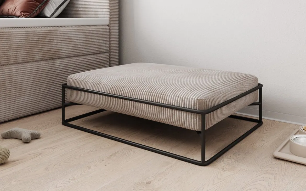 Hundebett Lumo 80 × 60 cm in Cord
