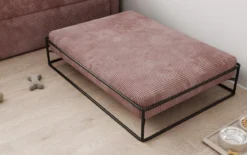 Hundebett Lumo 80 × 100 cm in Cord