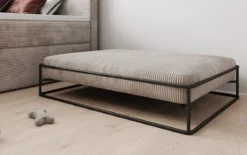 Hundebett Lumo 80 × 100 cm in Cord