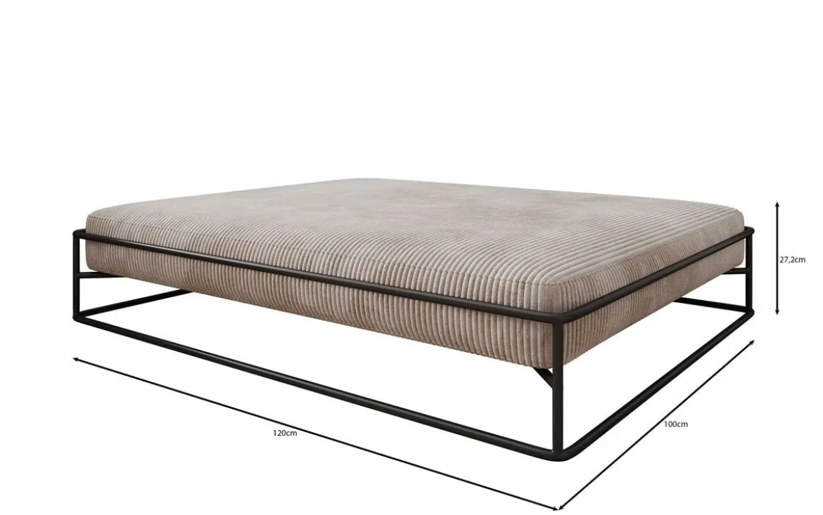 Hundebett Lumo 100x120 cm in Cord