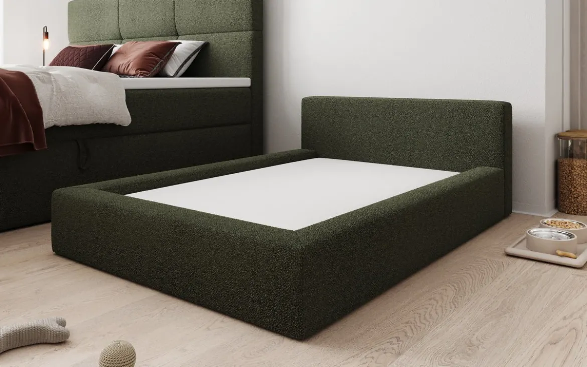 Hundebett LupoLounge 140× 100 cm in Bouclé