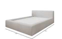 Hundebett LupoLounge 140× 100 cm in Bouclé